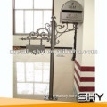 Cast aluminum mailbox with stand house residential use